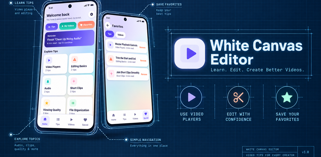 White Canvas Editor banner