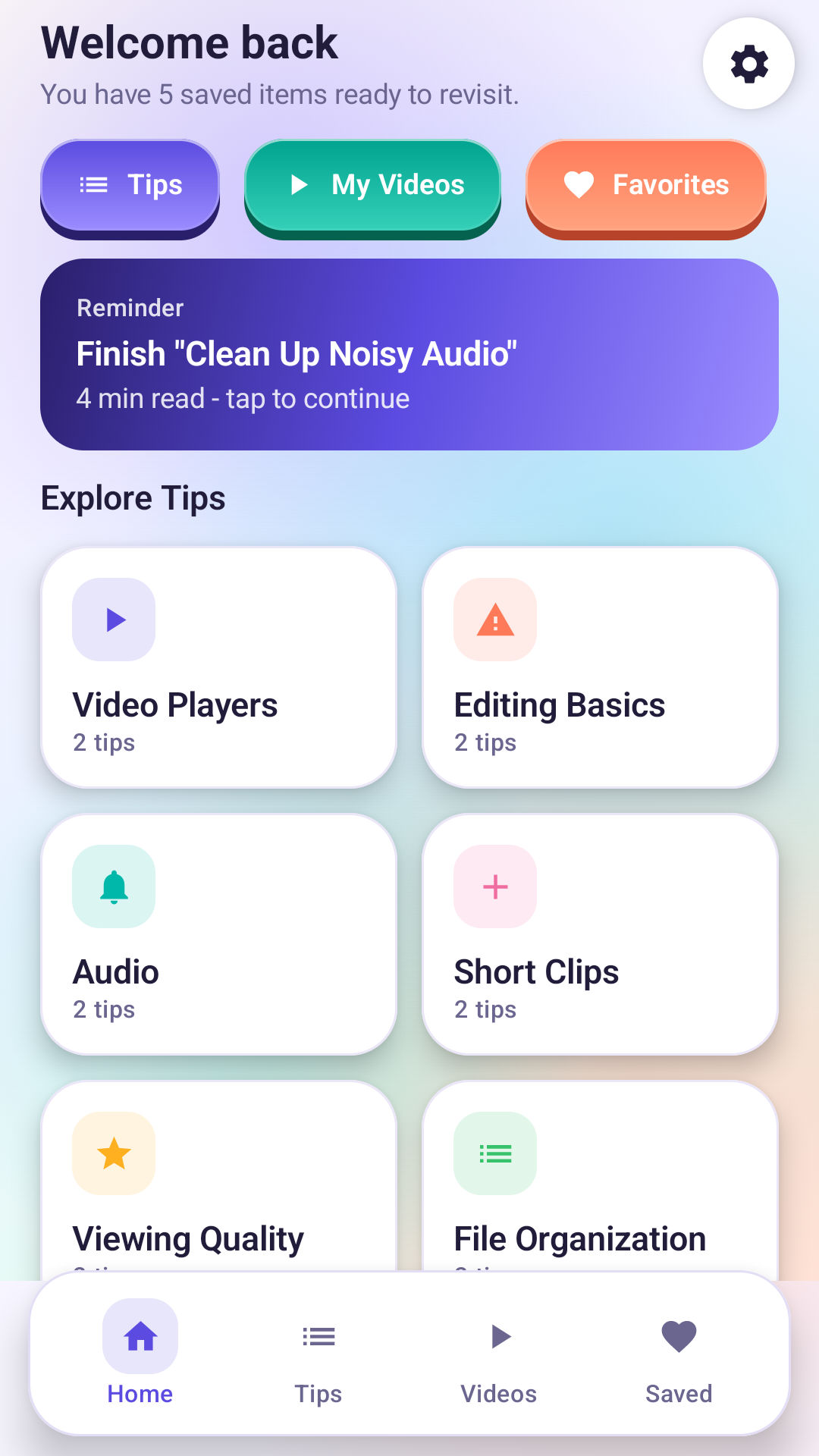 White Canvas Editor home